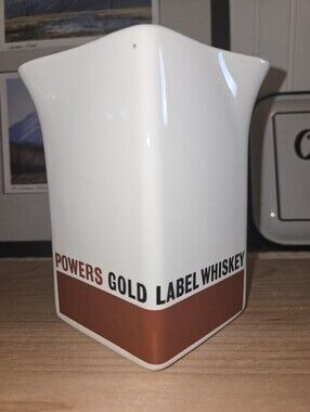 Powers Gold Label Whiskey Water Pitcher